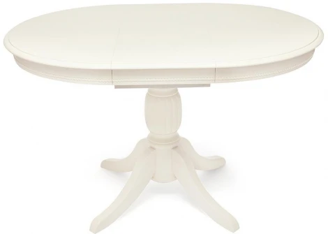 Стол обеденный BEATRICE NEW (Беатриче New) pure white (402) (дерево гевея/мдф)