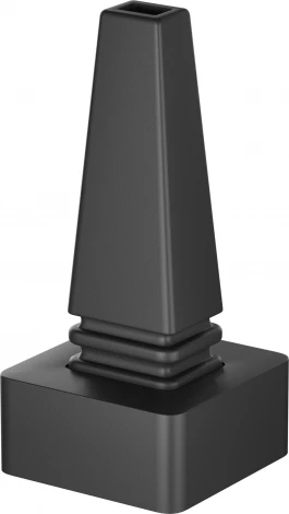 Настенный фиксатор для подвесного монтажа шинопровода Maytoni Accessories for tracks Elasity TRA160BC-B