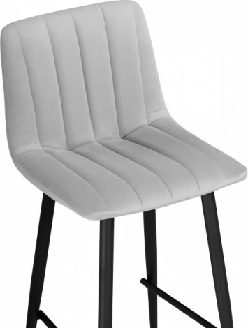 Полубарный стул Дани (Дани светло-серый 52 / черный) Notta арт.583956