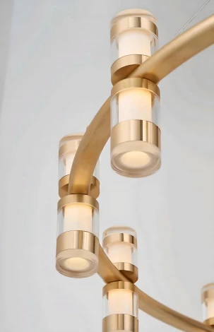 Подвесная люстра светодиодная Mizi'en Flow MZ46406S-L10 (220V, на тросе)