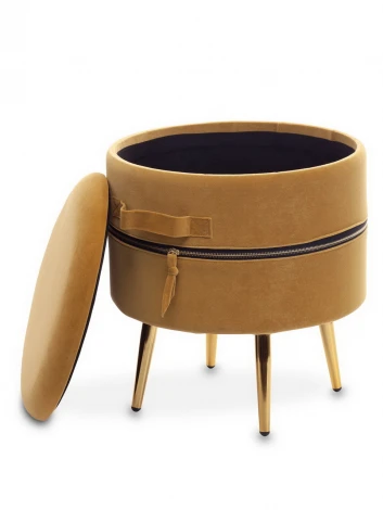 Пуфик большой с молнией карри MY iNTERNO Stockholm MY19A206(Yell)