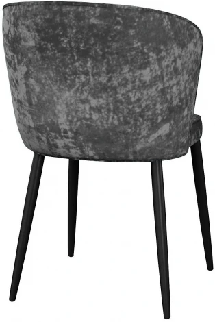 Стул DikLine 347 микровелюр M14 серый, ножки черные