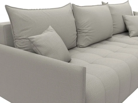 Диван угловой Лига-054 НПБ угол универсальный Лига Диванов (Рогожка) арт.129022