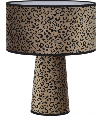 Настольная лампа ST Luce Jackie SL1354.614.01 Леопардовый/Леопардовый, Черный E27 1*40W (220V, круглые)