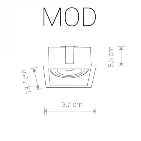 Встраиваемый точечный светильник Nowodvorski Mod 9413 (220V)