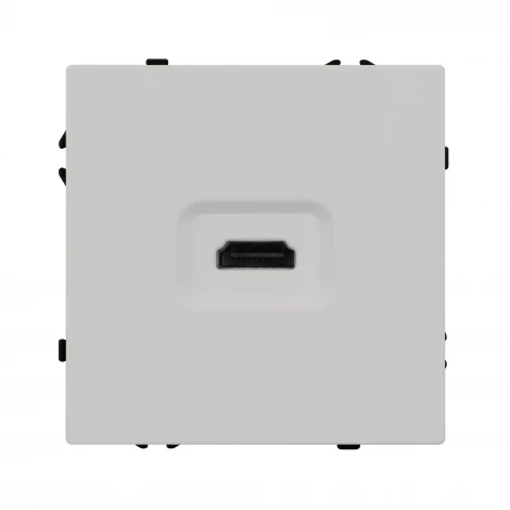Механизм HDMI розетки SCT-NOBE-MHD1-SFPL-IS (Arlight, Никель) 061845