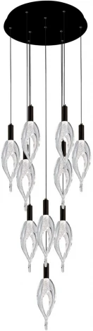 Потолочная люстра каскадная Alfa Light F2524-24 (LED, 220V, на проводе)