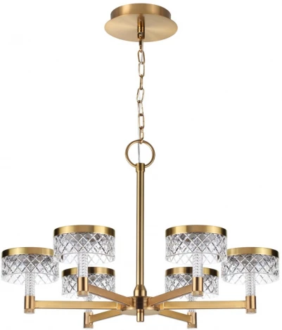 Подвесная люстра Odeon Light Fivre 5032/36L античн.бронза/металл/акрил LED 36W 4000K 2596лм (220V, на цепи)