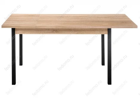 Стол Woodville Оригон сонома / черный матовый 368664