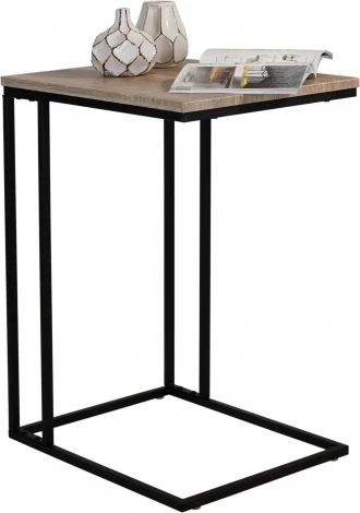 Стол придиванный BeautyStyle 30 дуб сонома/черный Mebelik арт.009089