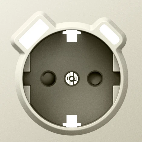 Накладка для розетки Schuko с зарядным устройством USB A+C, со шторками 16A 250В, шампань Donel A07 DE22951