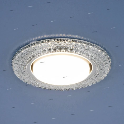 Встраиваемый точечный светильник Elektrostandard 3030 GX53 CL прозрачный