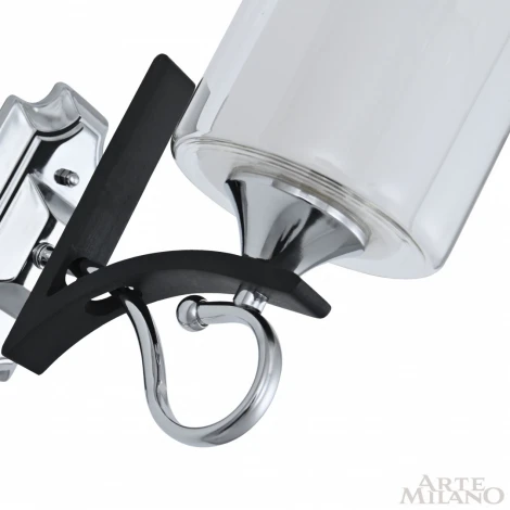 Бра Arte Milano Florentia-9167 309167/1W Bk/Ni (220V)