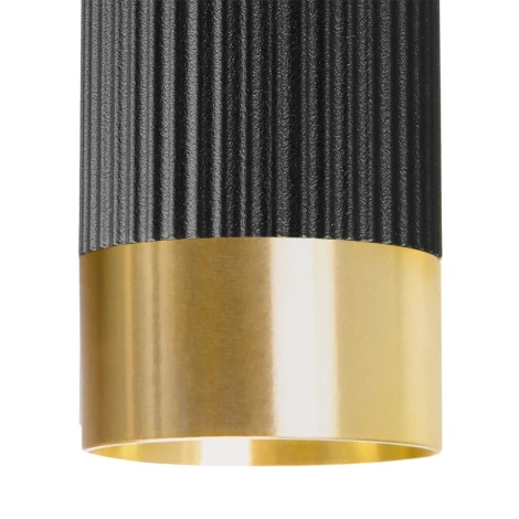 Точечный светильник накладной Wolta WSL-MR11/16BG под лампу MR11 с цоколем GU10 Черный / золотой SHELL