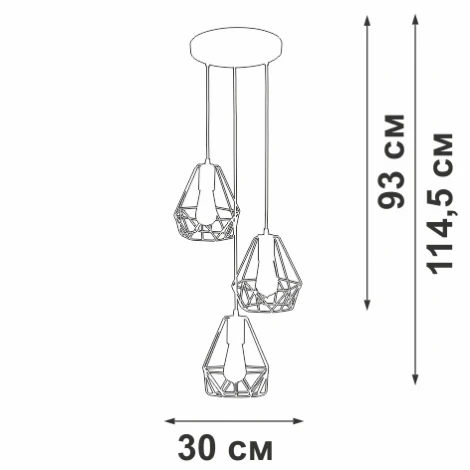Подвесной светильник Vitaluce V47050-0/3S