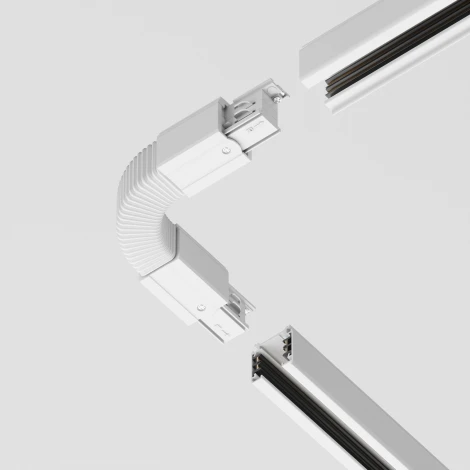 Коннектор гибкий Trinity белый (трехфазный) Maytoni Technical TRA005CF-31W (220V)