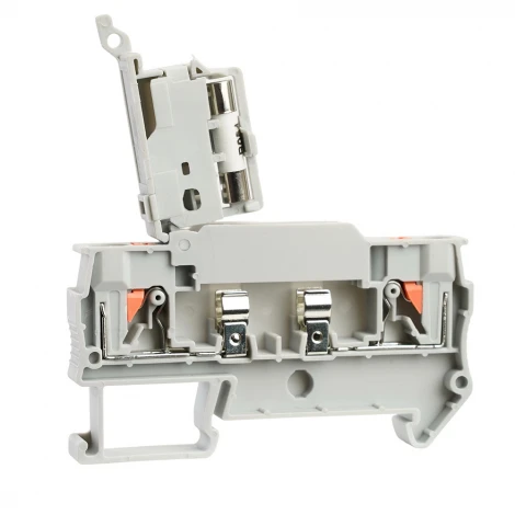 Зажим самозажимной 2-х проводной проходной Stekker 50190