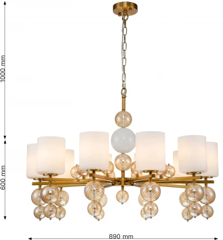 Подвесная люстра Favourite Ether 2998-10P