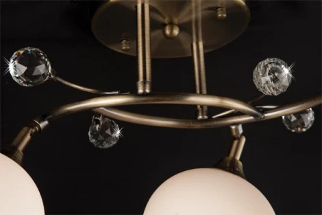 Потолочная люстра Eurosvet 9604 9604/3 античная бронза