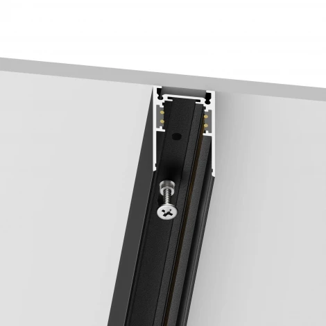 Шинопровод магнитный накладной 48В 2м, черный Hesby Lighting ElDeko HSBL_0052_1