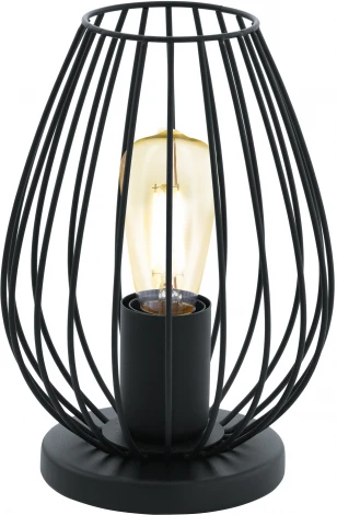 Интерьерная настольная лампа Eglo Newtown 49481 (220V, выключатель, клетка)