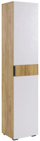 Шкаф Woodville Бери 40 дуб крафт золотой / белое дерево 551891