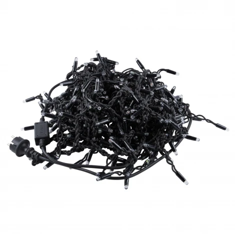 Гирлянда Бахрома светодиодная с эффектом мерцания 5м. соединяемая, 300 светодиодов, белый свет Uniel ULD-B5007-300/TBK WHITE IP67