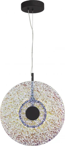 Подвесной светильник ST Luce Alumno SL6142.423.01 черный/радужный LED 1*8W 4000K (220V, на тросе, круглые)