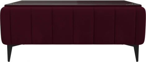 Стол Лига-045 (Бордовый/Микровельвет) Лига Диванов арт.122345