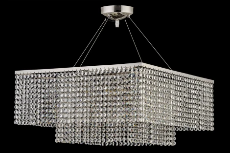 Подвесная люстра Arti Lampadari Milano E 1.5.50.501 N (220V, хрусталь, на тросе)