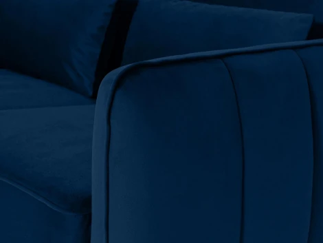 Диван Amsterdam двухместный ОГОГО 342691 (темно-синий)