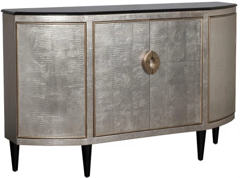 Комод Garda Decor ART-N2911-S (Черный/Хром)