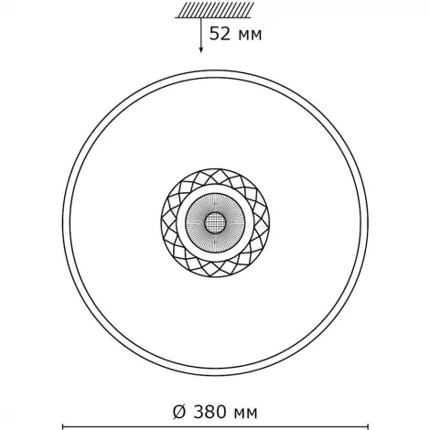 Настенно-потолочный светильник Sonex Lavora 2044/DL