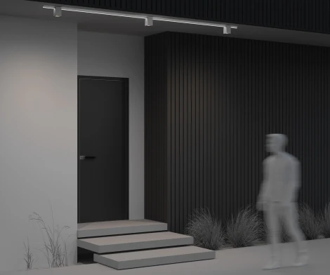 Трековый светильник низковольтный, уличный, светодиодный LED 48V 16W Maytoni Alfa O-TR01-3-S-16WW3K