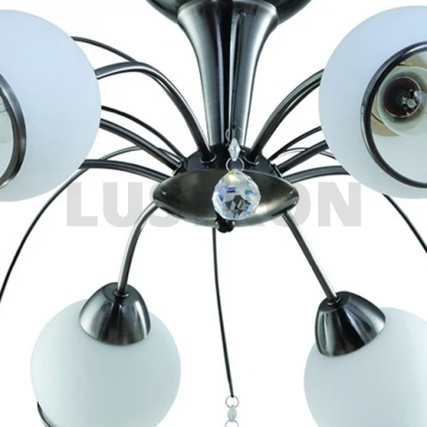 Потолочная люстра IDLamp 831 831/8PF-Darkchrome