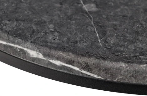 Набор кофейных столиков Tango серый мрамор с чёрными ножками, 2шт Bradex Home RF 0206