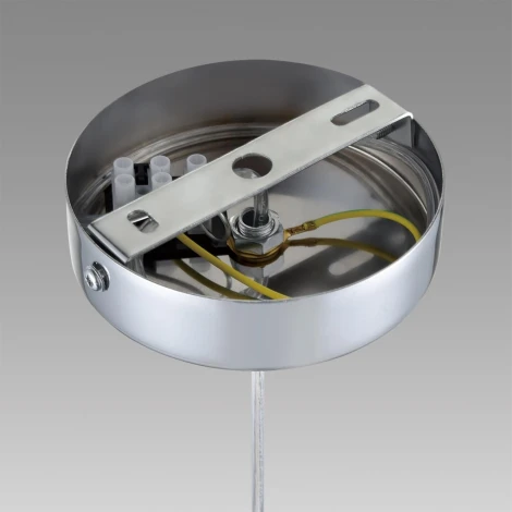 Подвесной светильник Lumion Isha 8102/1A хром/прозрачный металл/металл Е14 1*40W 220V (на проводе, круглые)