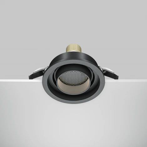 Встраиваемый светильник Maytoni Atom DL113-GU10-01-RD-B