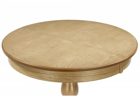 Стол деревянный Орден 100(140)x100 круглый дуб 639326