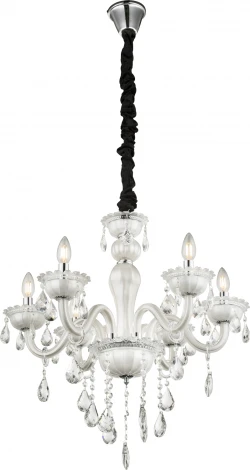 Подвесная люстра Globo Teejay 64118-6 (220V, на цепи, подсвечник, свеча)