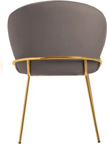 Стул-полукресло Bradex Home Emil латте с золотыми ножками (RF 0648)