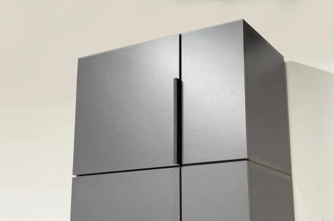 Антресоль двухдверная L600 Баско Mebelson (ЛДСП/Графит) арт.173624,2125