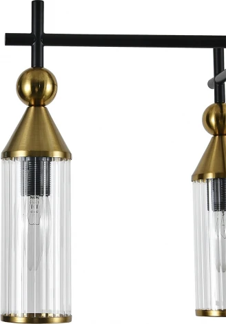 Потолочная люстра на штанге (13037/5R Black) Indigo Torazzo V000527 (220V)