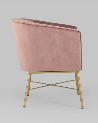 Кресло Stool Group Шале велюр розовый УТ000005602