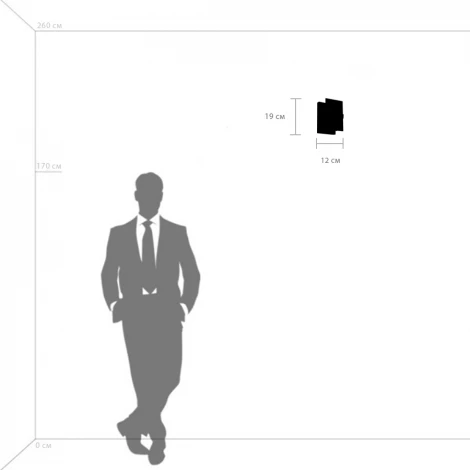 Бра Lightstar Novara 713617 (220V, хрусталь, свеча)