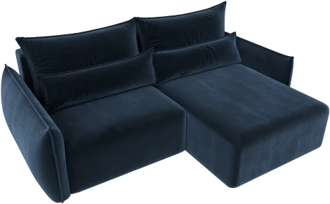 Диван угловой Лига-051 НПБ угол универсальный Лига Диванов (Велюр) арт.128653