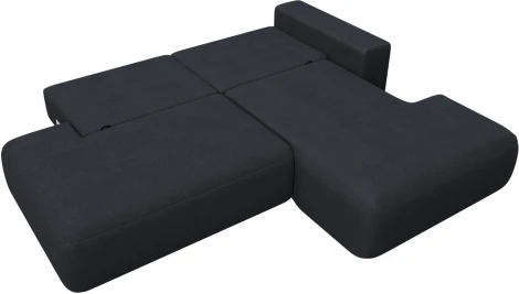 Диван угловой Лига-036 НПБ Модерн правый угол Лига Диванов (Замша) арт.127778