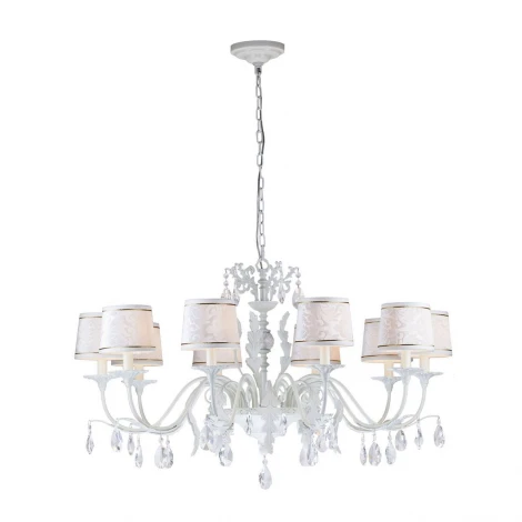 Подвесная большая люстра Dio D'Arte Firenze E 1.1.10.600 W (220V, на цепи, листья)