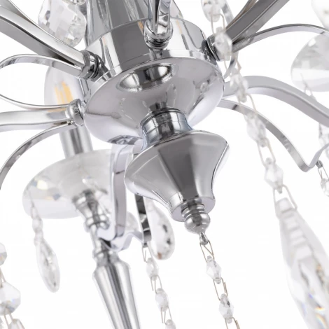 Подвесная люстра Arte Milano AM347710 347710/6 CR (220V, подвески, на цепи, подсвечник, свеча)