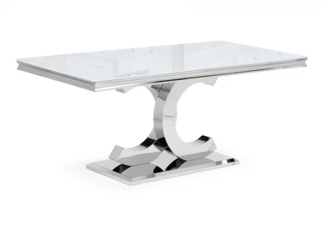 Стол на тумбе Woodville Klod белый 15304